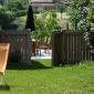 de la piscine à la terrasse